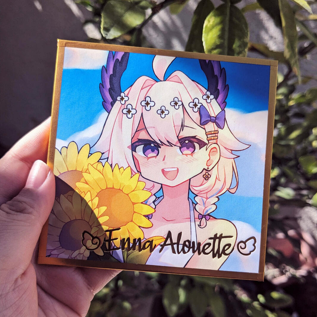 Shikishi Board w/ Gold Foil